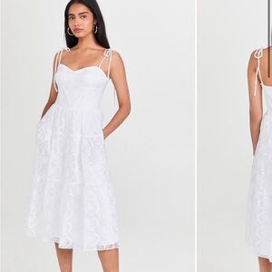 Amanda uprichard Tula eyelet midi dress